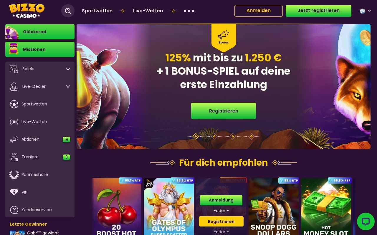 Bizzo Casino: O serwisie
